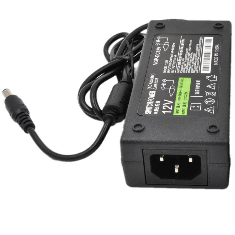 台式机显示器电源适配器12V5A4A电脑开关插头变压器电源线10a监控