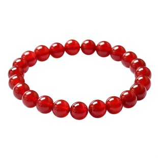 玛瑙手串亲宝水晶红玛瑙手链玉髓玉石散珠子情侣闺蜜女饰品