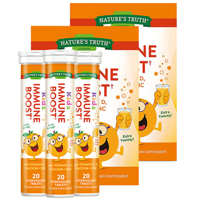 美国自然之珍儿童维生素泡腾片