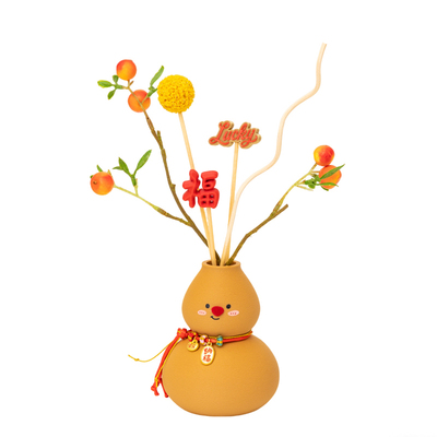 可爱招福葫芦香薰瓶扩香乔迁礼物