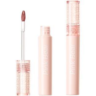 pinkbear口红镜面水光保湿唇釉不掉色不沾杯哑光有色唇膏官方正品