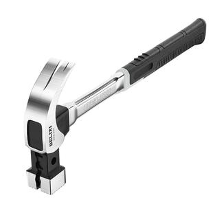 德力西羊角锤 木工铁锤榔头锤头家用钉锤多功能起钉锤工具小锤子