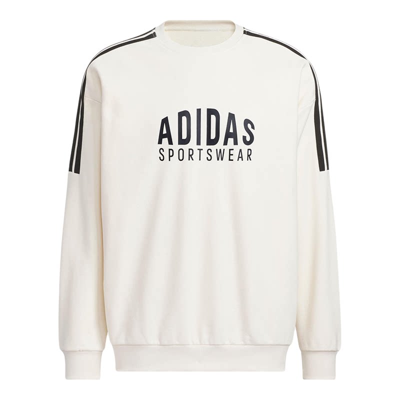 Adidas阿迪达斯2026新款卫衣正品圆领纯棉宽松休闲男女上衣KF5211