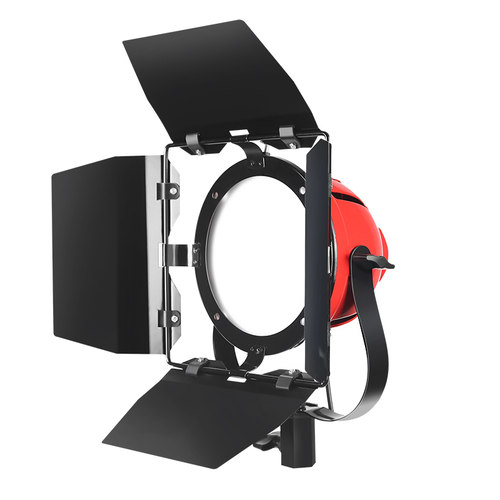 800W红头灯摄影棚补光灯室内神明少女灯拍照打光LED聚光拍摄暖光三色可调直播间布置专业专用美食发丝灯主播