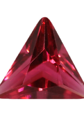 玻璃直三角彩色组合 直角三角形尖底梧州人造宝石裸石饰品装饰钻