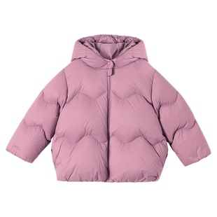 【鸿基除尘绒】允儿妈女童杜邦三防90白鸭绒羽绒服宝宝冬季外套潮