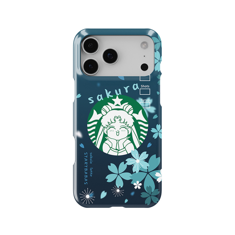 绿色樱花超薄iPhone16promax半包