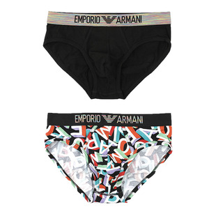 Armani/阿玛尼EA 男士鹰标2件装休闲三角内裤 EM000250 AF10798