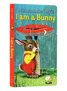 iamabunny 我是一只兔子 I Am a Bunny 进口英文原版 儿童英语启蒙纸板书richard scarry 低幼宝宝早教认知图画书绘本四季读物