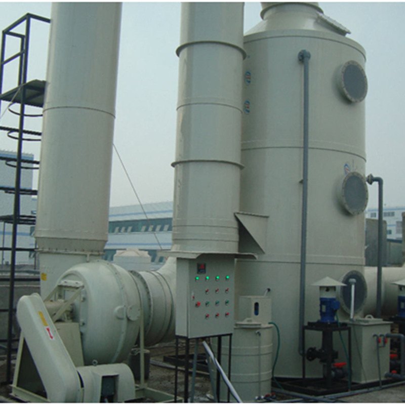 实验化验室通风变频系统喷淋塔废气处理设备净化塔排风气路吸附箱