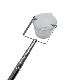 不锈钢伸缩杆采水器污水井水管道近岸远水采样器取样桶水质采样器