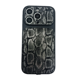 个性轻奢蛇皮适用苹果17手机壳小众iphone16promax高级感17pro带挂绳新款13防摔套15Pro皮质14女款16Pro全包