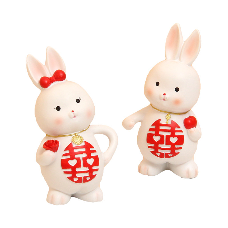 结婚礼物大喜招财猫情侣