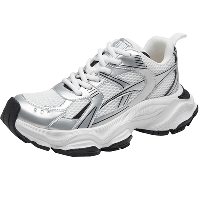 莱尔斯丹网面休闲厚底老爹鞋女