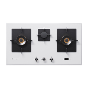 波曼登L5三眼燃气灶大面板煤气灶家用双灶猛火液化气天然气燃气灶