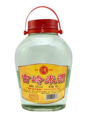 古岭米酒纯粮食自泡8斤大瓶装
