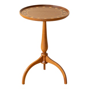 柿子生活银杏小几法式中古实木银杏装饰客厅休闲边几