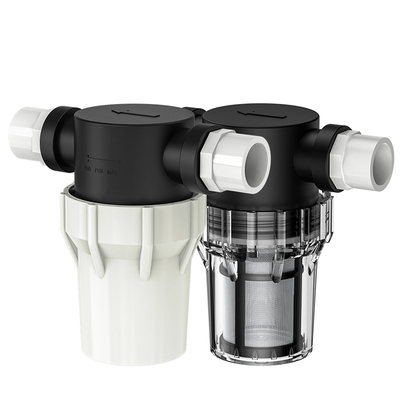 PVC水管塑料管过滤器泥沙青苔去杂质养殖农场202532管不锈钢滤网