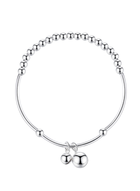 巷南925纯银串珠小球手链小众女