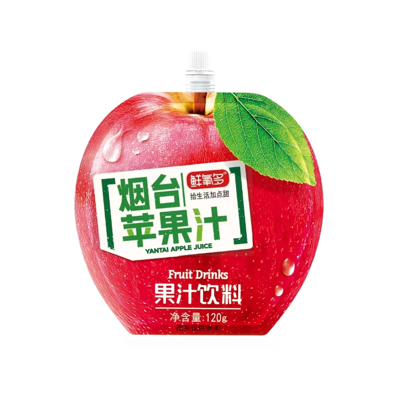 鲜氧多烟台苹果汁20袋特产送礼
