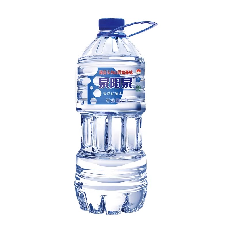 泉阳泉长白山天然矿泉水2L3L升*6瓶大瓶装桶装饮用水弱碱整箱特价