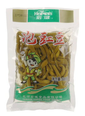 宏斌泡豇豆下饭菜调味料腌制咸菜