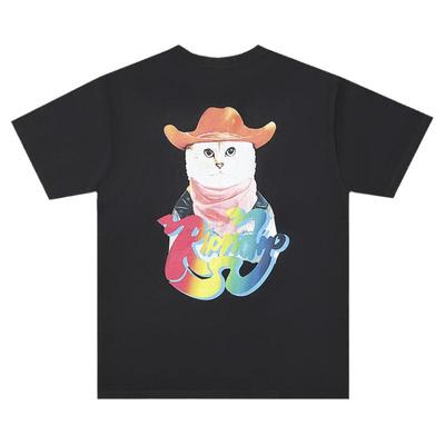 街头潮牌RIPNDIP西部牛仔短袖T恤