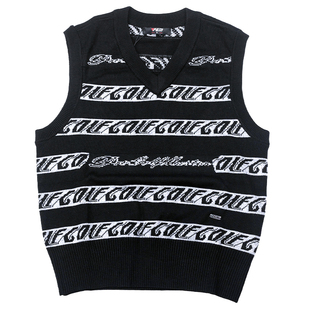 26春季新款高尔夫女装毛衣马甲女士内搭衣服冬装女款运动背心套装