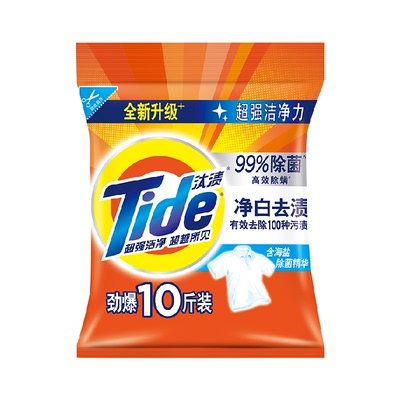 汰渍洗衣粉净白去渍易漂无残留