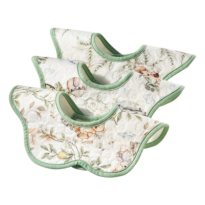 欧孕新生儿口水巾防水防吐奶