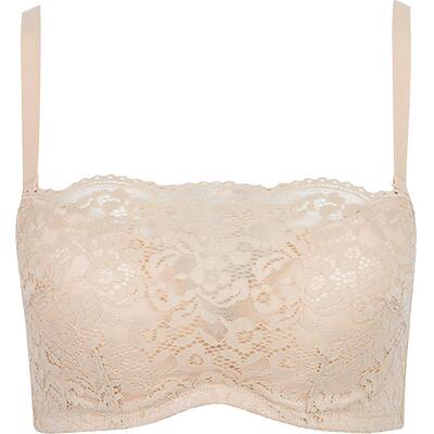 古今蕾丝花边内衣抹胸式甜美