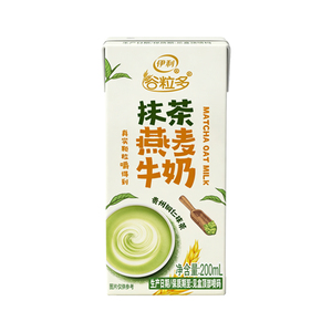 4月新品伊利谷粒多抹茶燕麦牛奶200ml*2盒奶茶营养谷物常温奶试饮