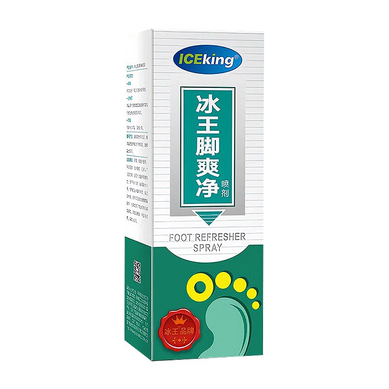 冰王脚汗喷雾干爽除臭留香止酸痒浴足剂