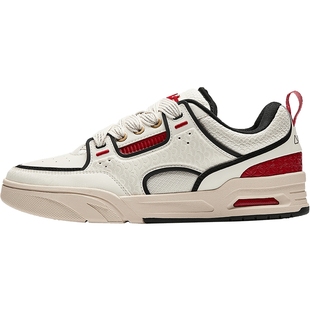 安踏男鞋骜杰板鞋2026新款休闲潮流商场同款新年红板鞋112518040