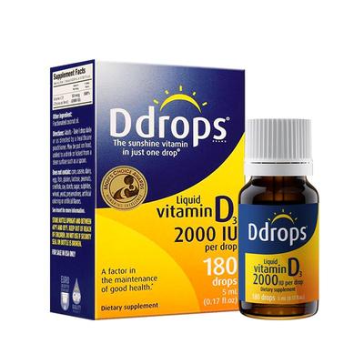 Ddrops维生素d32000iu加拿大进口