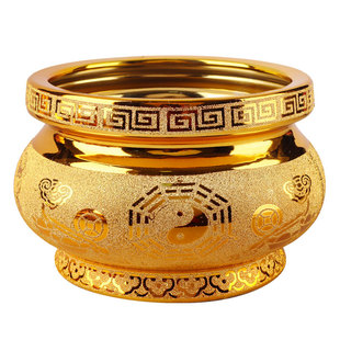 陶瓷香炉家用供香上香烧香的香火香供炉道家八卦太极香炉碗财神爷