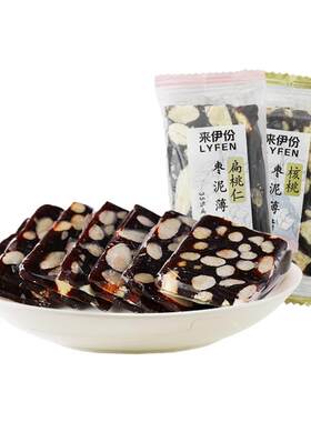 来伊份枣泥薄片500g核桃枣香四溢
