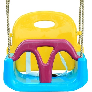 单杠博海儿童秋千室内婴儿宝宝家用塑料户外吊椅荡秋千吊篮秋千椅