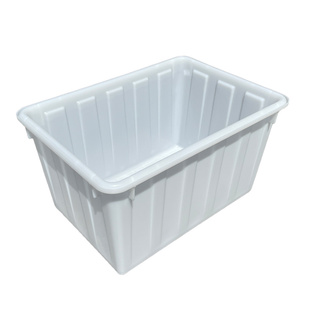 加厚塑料熟料胶箱周转箱大型水产养鱼箱可套叠大号带盖储物收纳箱