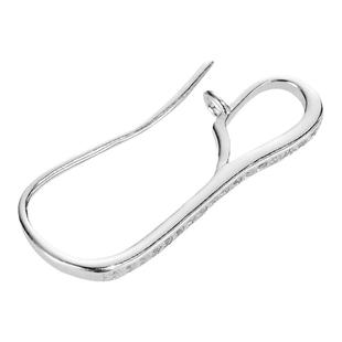 平安扣夹扣925纯银镀金色万能高端翡翠玉佛项链玉坠吊坠扣头配件