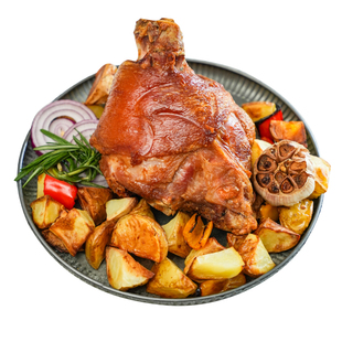 柏纳夫德式脆皮烤猪肘商用家用德国预制菜半成品烤猪蹄肘子咸蹄膀