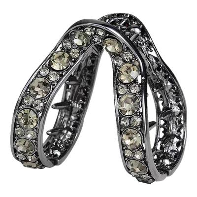 超实用超显气质的v型水钻抓夹~