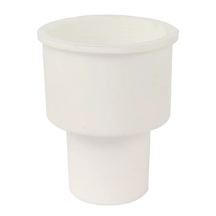 厕所冲水箱转接头蹲便配件下水管变径接头50转32出水口水管转接头