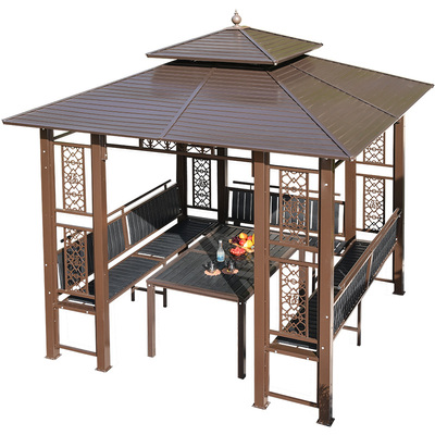 莫家现代简约休闲户外凉亭遮阳棚