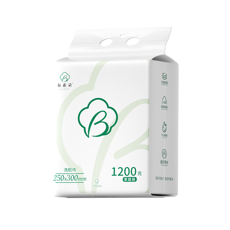 布素朵洗脸巾1200g大容量
