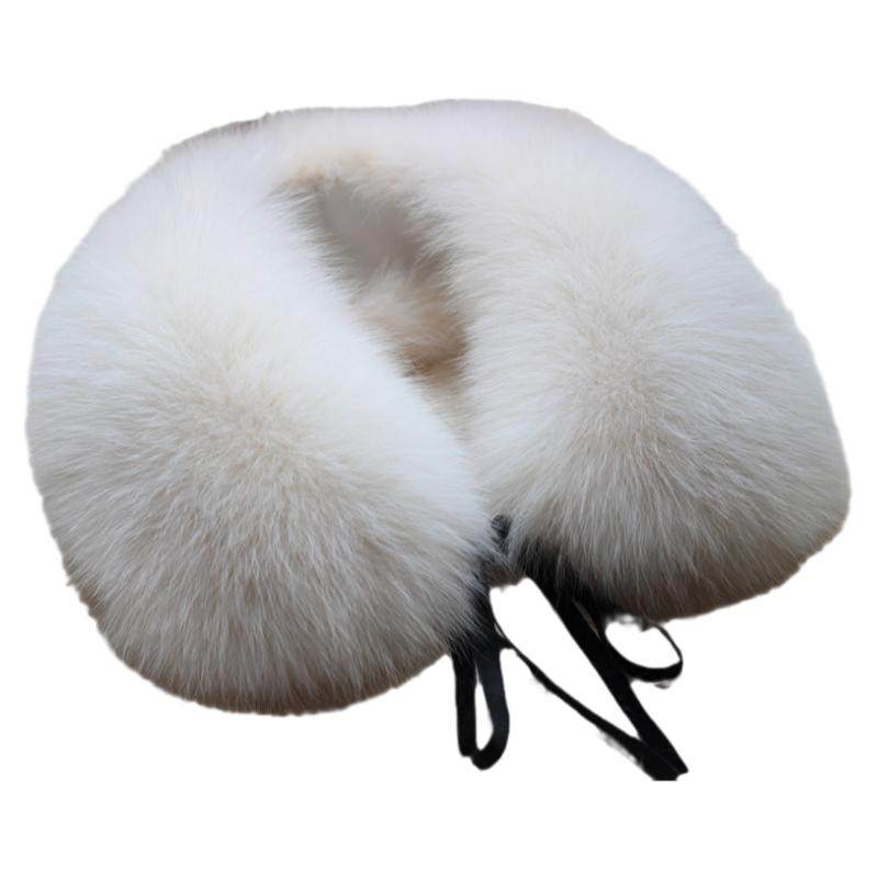 新款狐狸毛围巾毛领子皮草围脖丝带款围巾韩版冬季女款百搭包邮