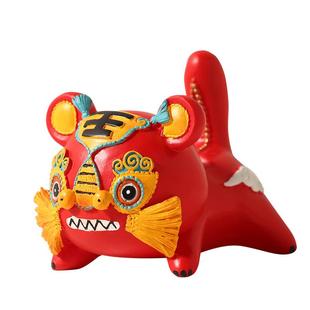 新中式国潮老虎摆件玩偶小饰品摆件创意可爱虎年吉祥家居装饰品