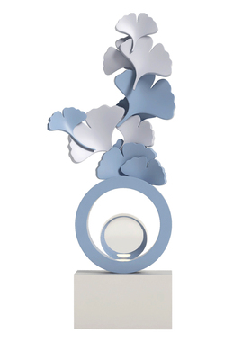 银杏水晶球桌面小摆件乔迁礼物！