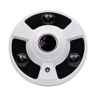 800万全景摄像头鱼眼360度广角有线POE网络无死角室内监控HK协议