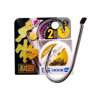 喜曼多鱼钩大物利器鲤鲋千又双倒刺钩身加强筋日本进口不跑鱼钓钩